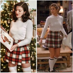 Rachel Green Holiday mini skirt